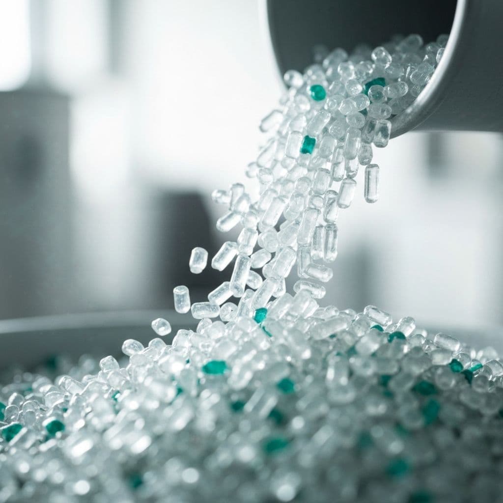 Regranulat z tworzyw sztucznych — proces produkcji